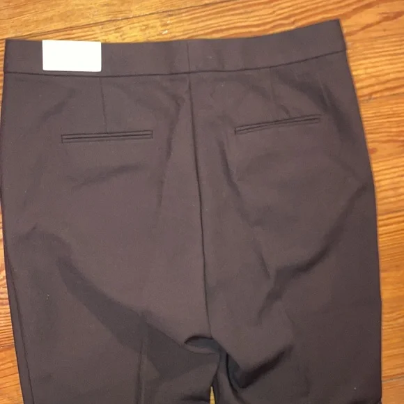 Ann Taylor The High Rise Madison Brown Pants NEW - Picture 10 of 16